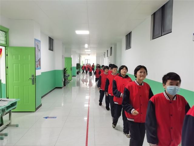 成安县第四实验学校应急疏散演练