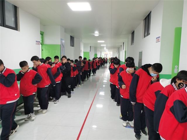 成安县第四实验学校应急疏散演练