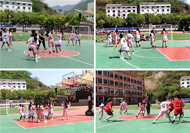 兴山高桥红军小学参加“县中小学生篮球类运动会”获亚军