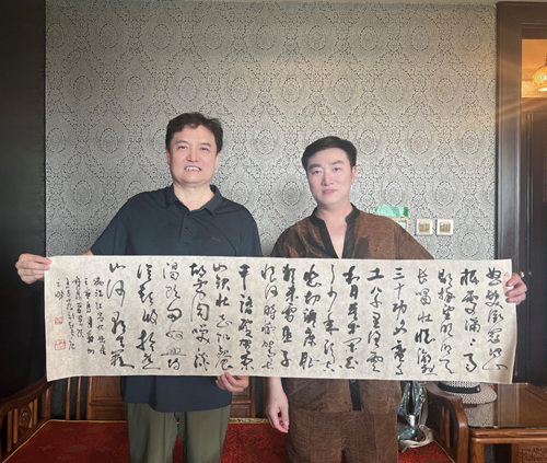 王余根博士一行在京与首都部分文艺界人士文化交流
