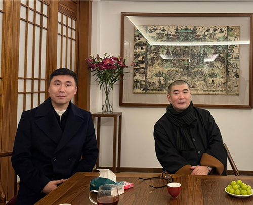 冀长吉先生拜访中国佛教协会副会长湛如教授