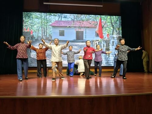 ​蕲春县红色文化和新四军历史研究会组织上演《山洞之约》红色情景剧(图5)