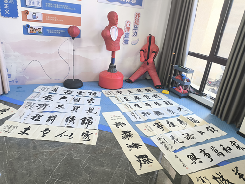 党建引航 翰墨润警——书法名家走进黄金警务工作室庆“八一”(图16)