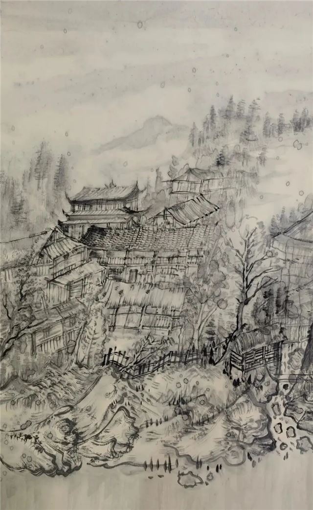 共绘湘西之美 长沙、龙山画家美术写生创作线上展上线(图8)