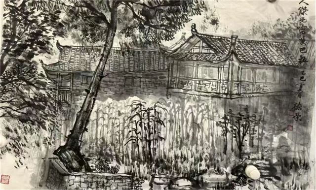 共绘湘西之美 长沙、龙山画家美术写生创作线上展上线(图19)