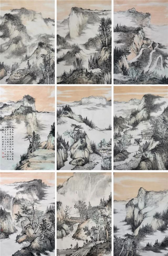 共绘湘西之美 长沙、龙山画家美术写生创作线上展上线(图36)