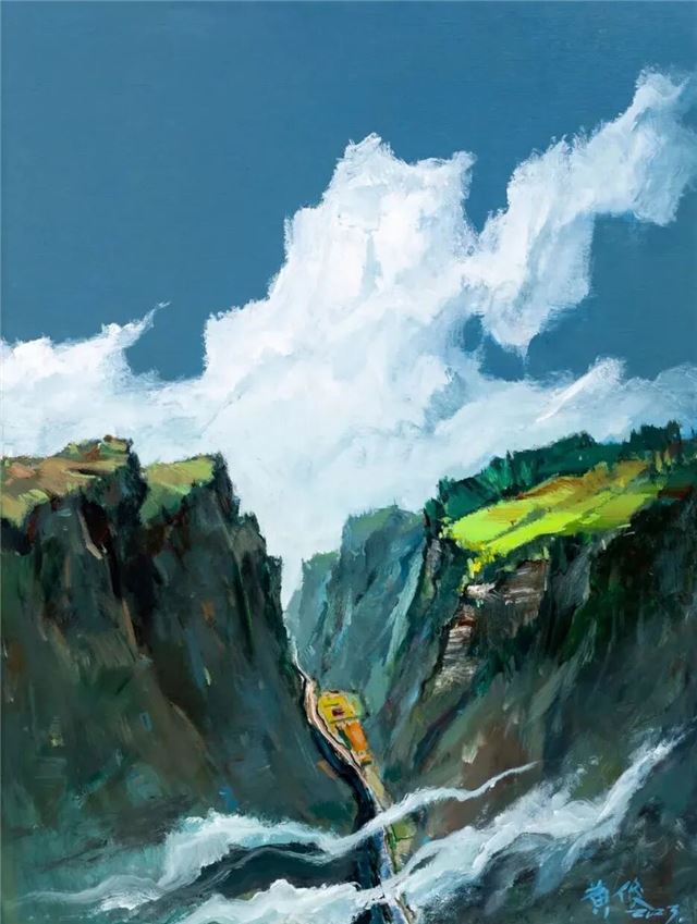 共绘湘西之美 长沙、龙山画家美术写生创作线上展上线(图52)