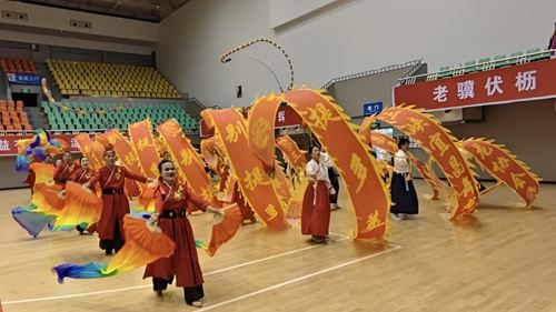 2025年全国老年人健身广场舞大联动湖北主会场(宜昌)活动盛大启幕， 三峡满江红艺术团《舞动宜昌》震撼全场(图6)
